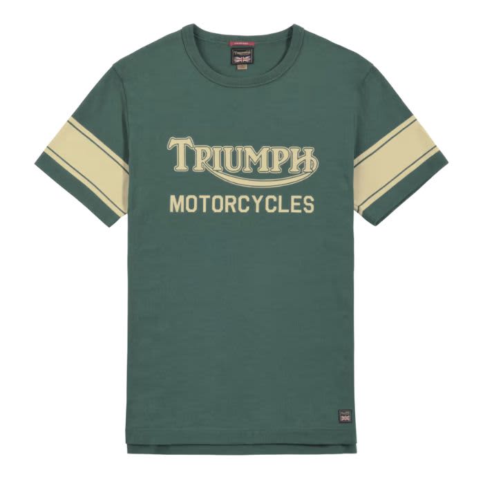 Triumph Motorcycles - Heritage Collection - Utah Heavyweight T-Shirt Teal