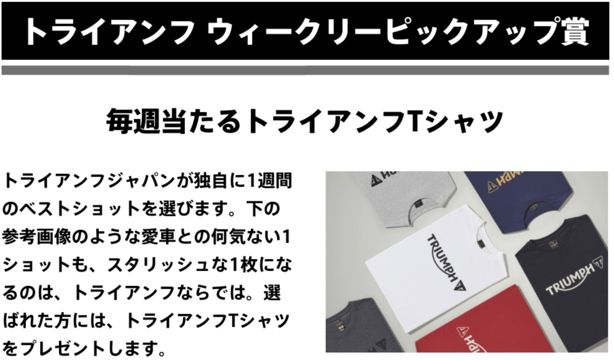 「RIDE IN STYLE」ウィークリーピックアップ賞