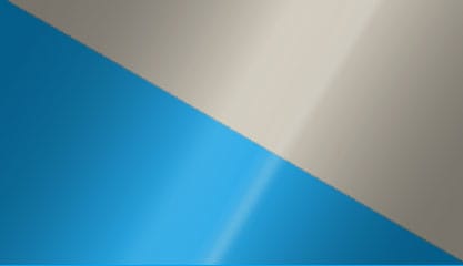 Aegean blue and Fusion white