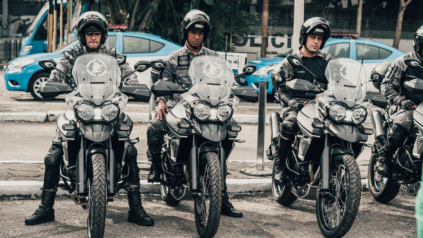 Triumph Brazil Corporate sales for Tiger and Street Triple S
