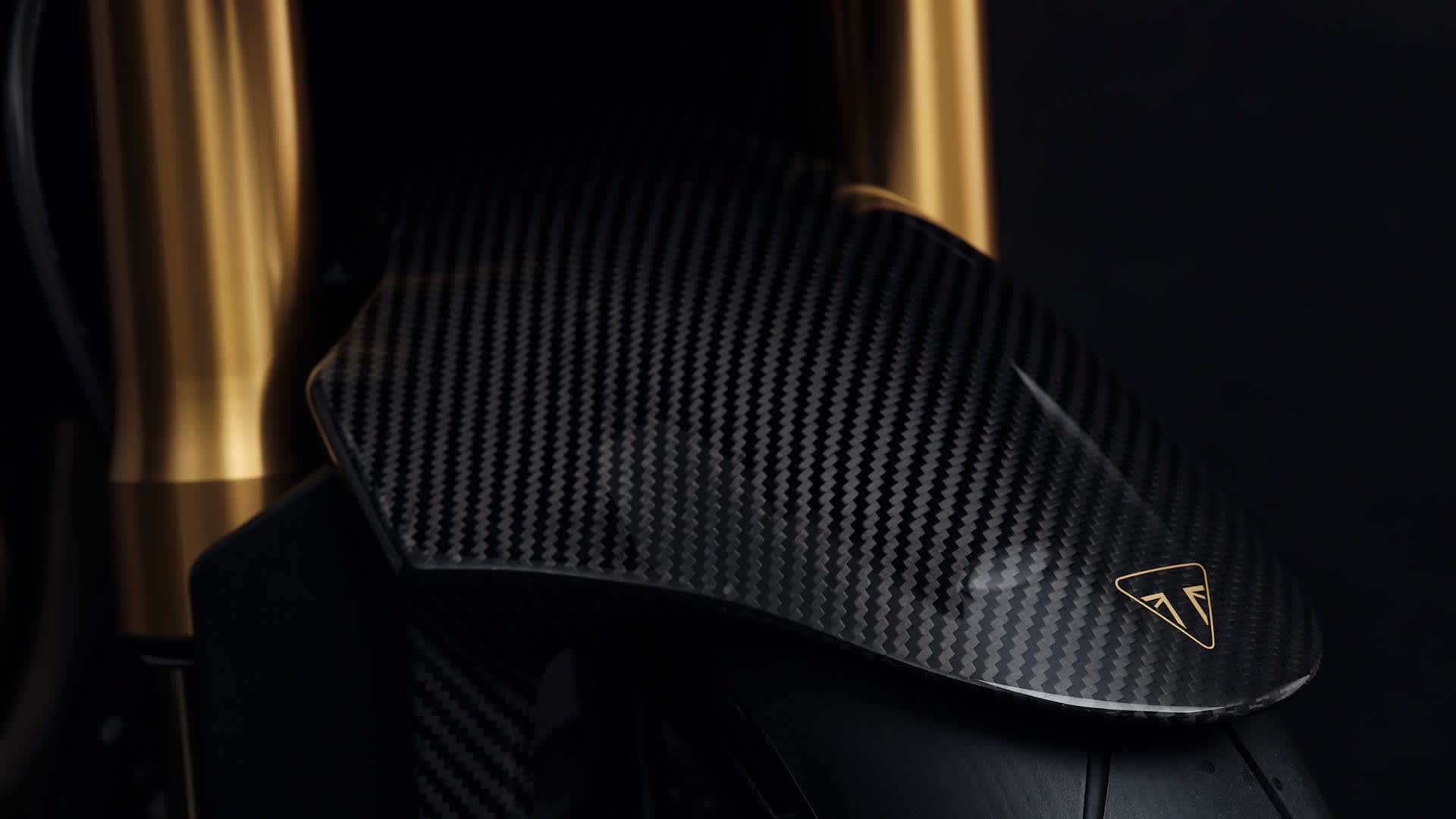 Triumph Speed Triple 1200 RR Bond Edition motorcycle carbon mudguard