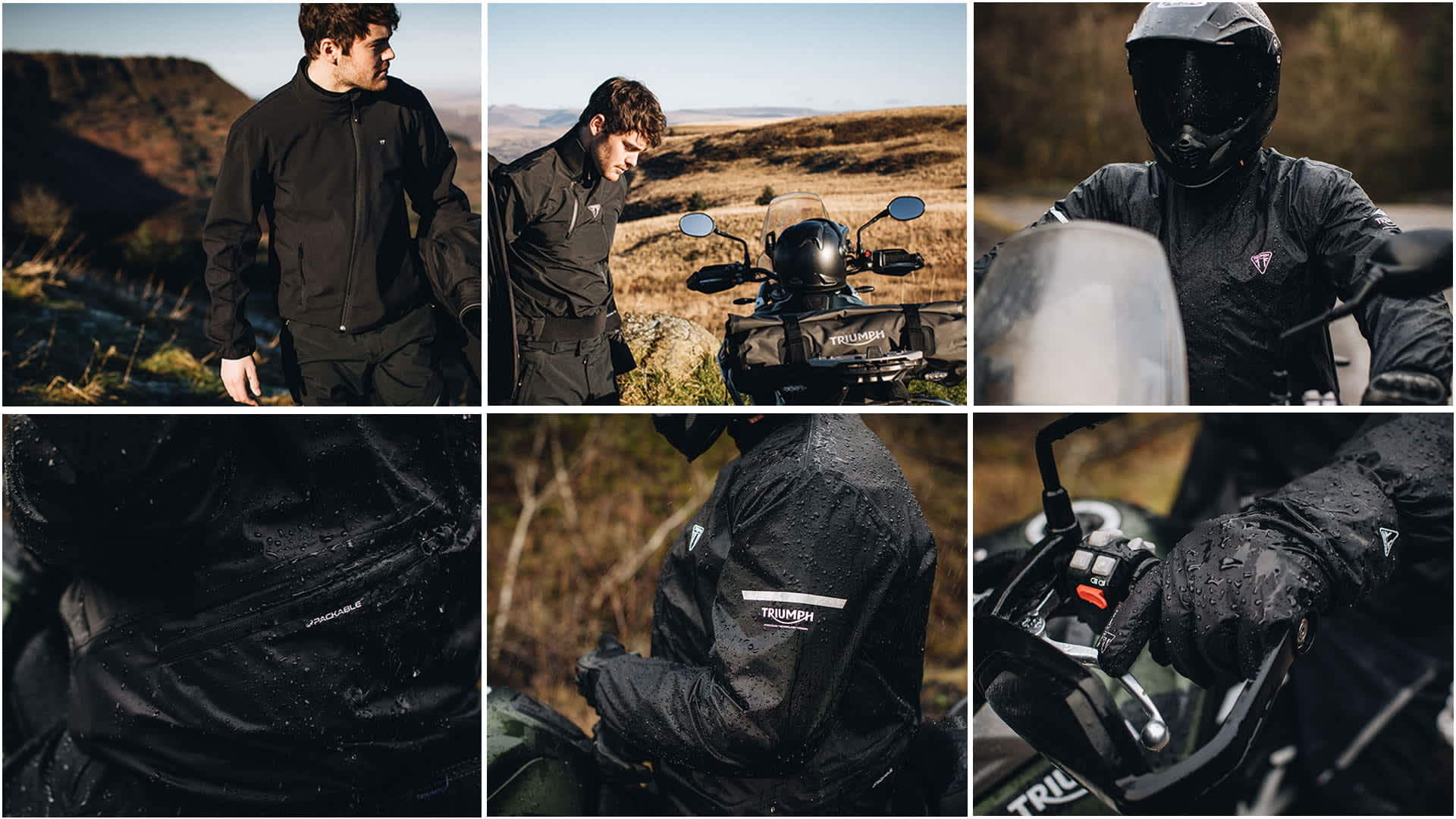 Triumph Riding Essentials Storm Guard Baselayer Model Shots