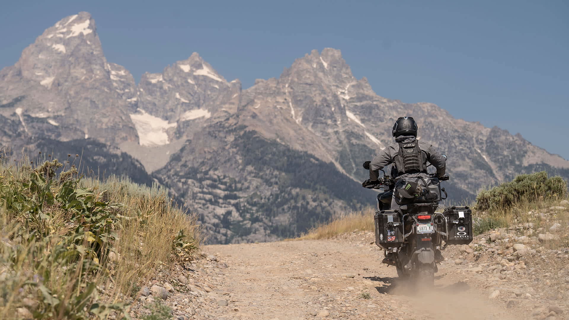 Ricky Carmichael Riding a Triumph Tiger 1200 