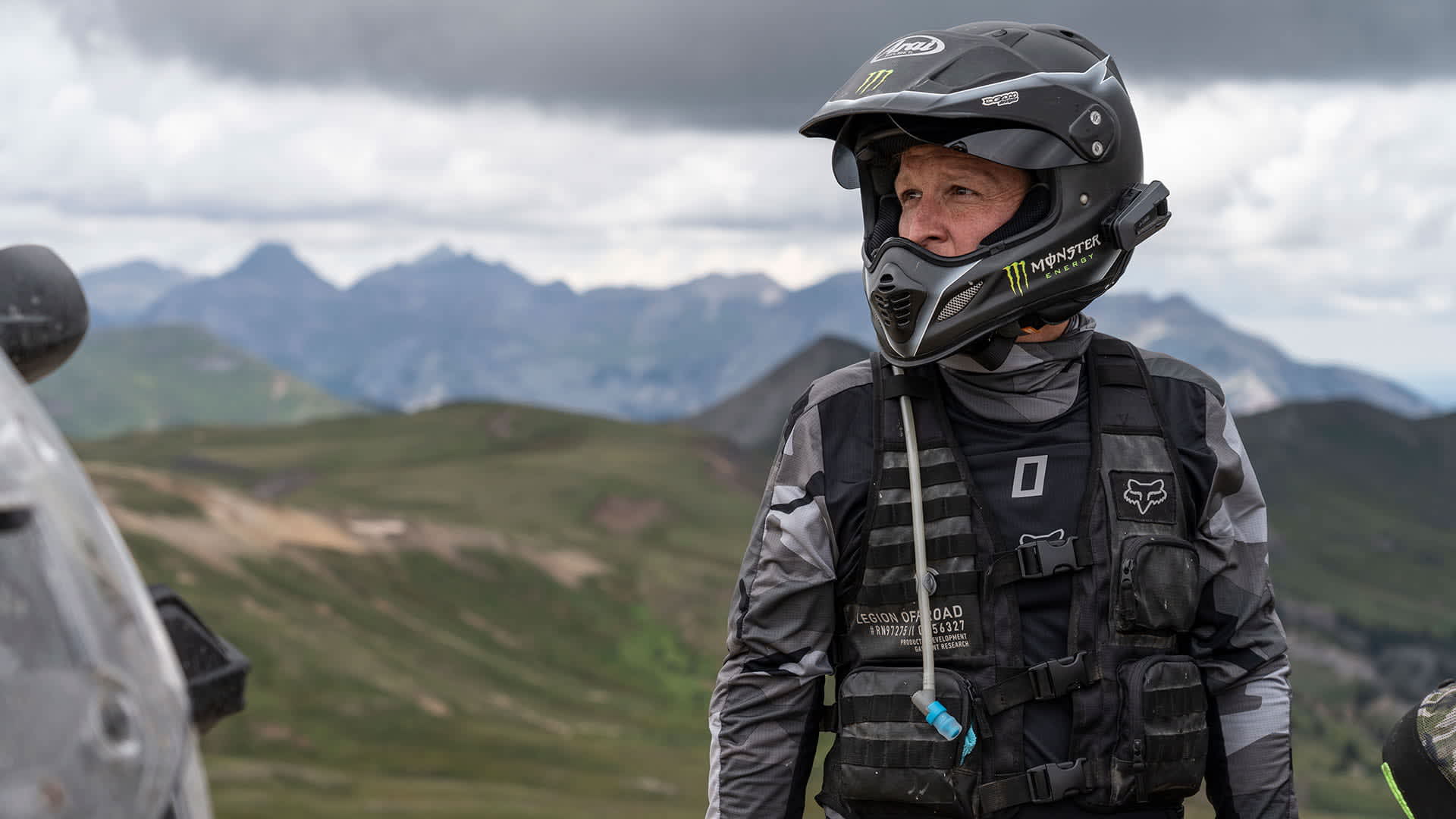 Ricky Carmichael Riding a Triumph Tiger 1200 