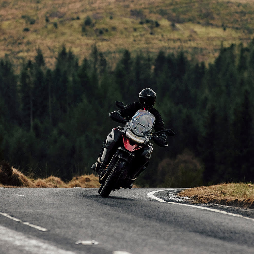 Triumph Tiger 1200 riding on road