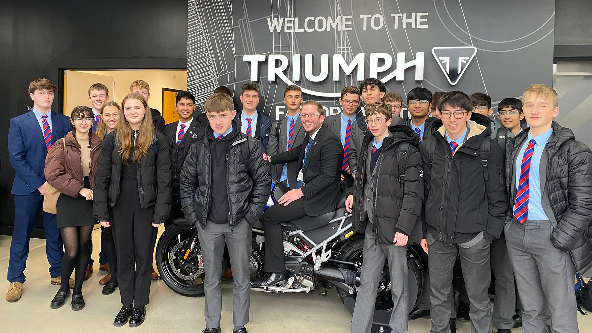triumph Grammer school visit