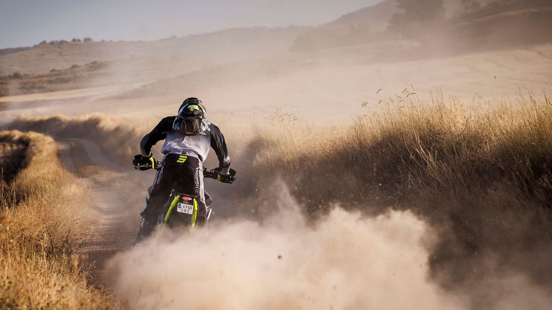 Tiger 900 Rally Pro in the Baja Aragon