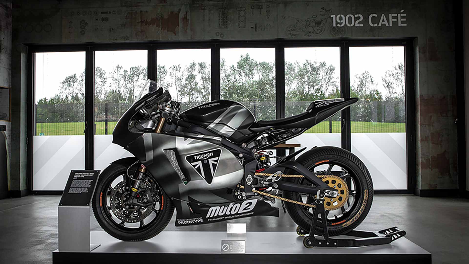Triumph Factory Visitor Experience Moto 2 Bike