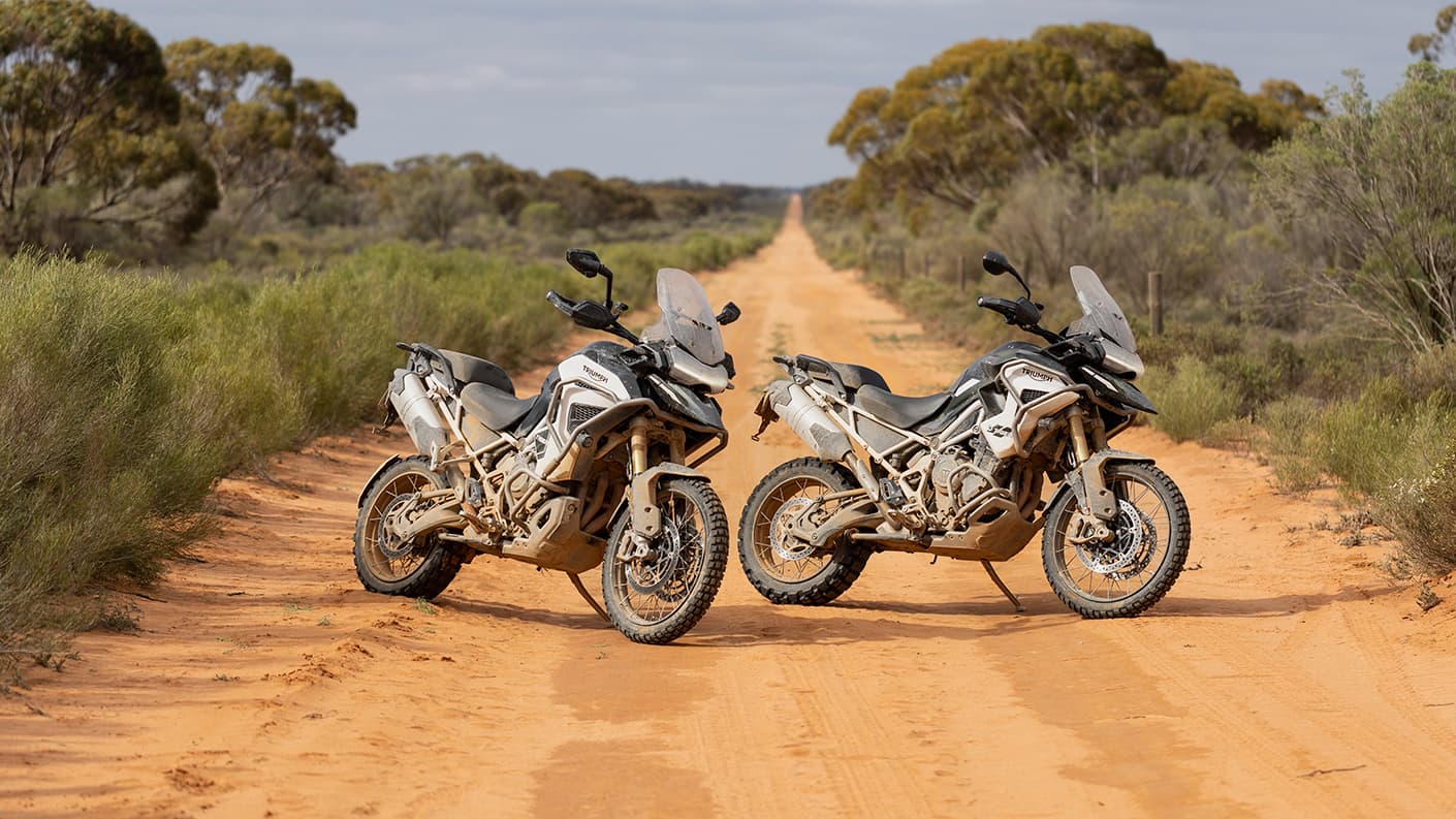 Triumph Tiger 1200 epic adventures in Australia