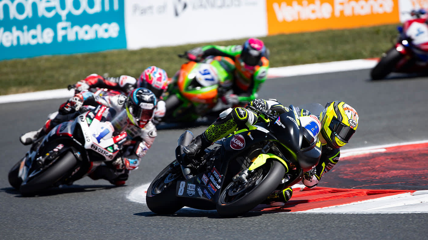 Triumph Racing Luke Stapleford British Supersport Racing Shot