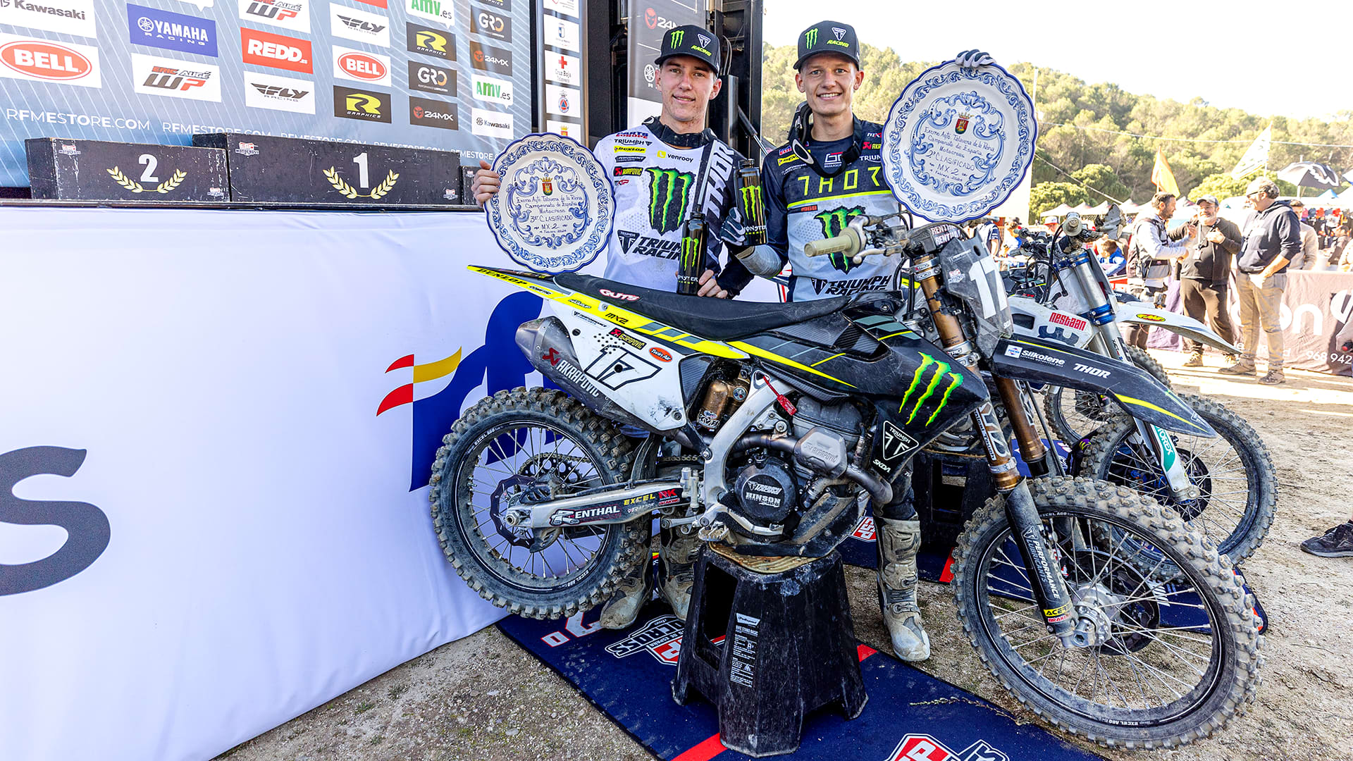 Monster Energy Triumph debut race