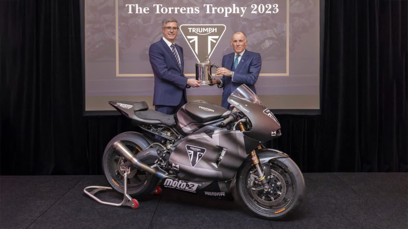 Triumph Team awarded the Royal Automobile Club Torrens Trophy