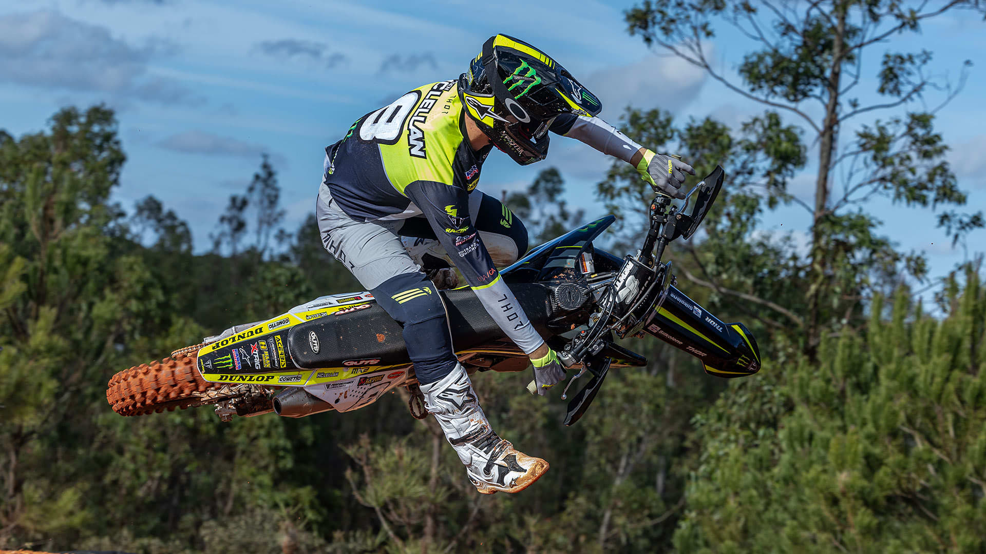 Camden McLellan  Motocross World Championship Triumph TF 250-X race bike