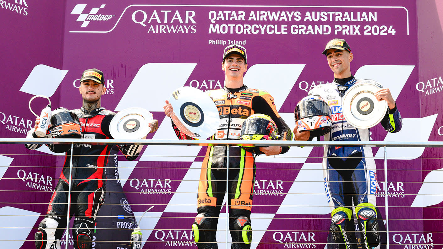 TRiumph Fermin Aldeguer Wins Action-packed Australian Grand Prix