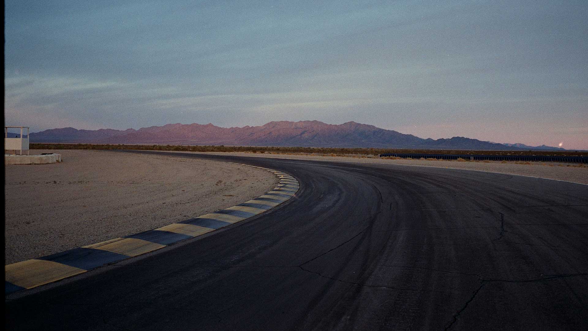 Racetrack in the desert