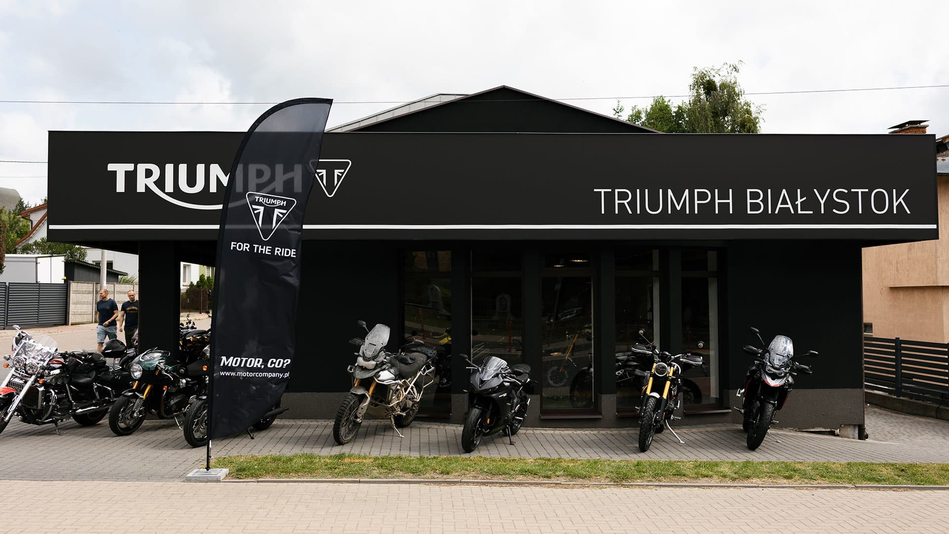 Triumph Białystok dealership in Poland