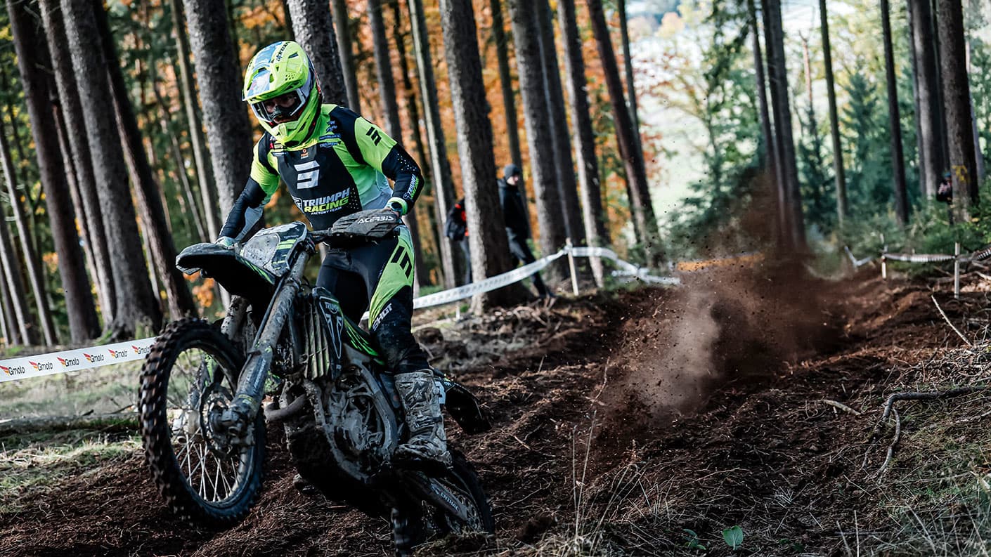 Triumph Celebrates Superb Inaugural Enduro Season with the TF 250-E