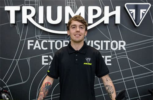 Dynavolt Triumph rider Harry Truelove