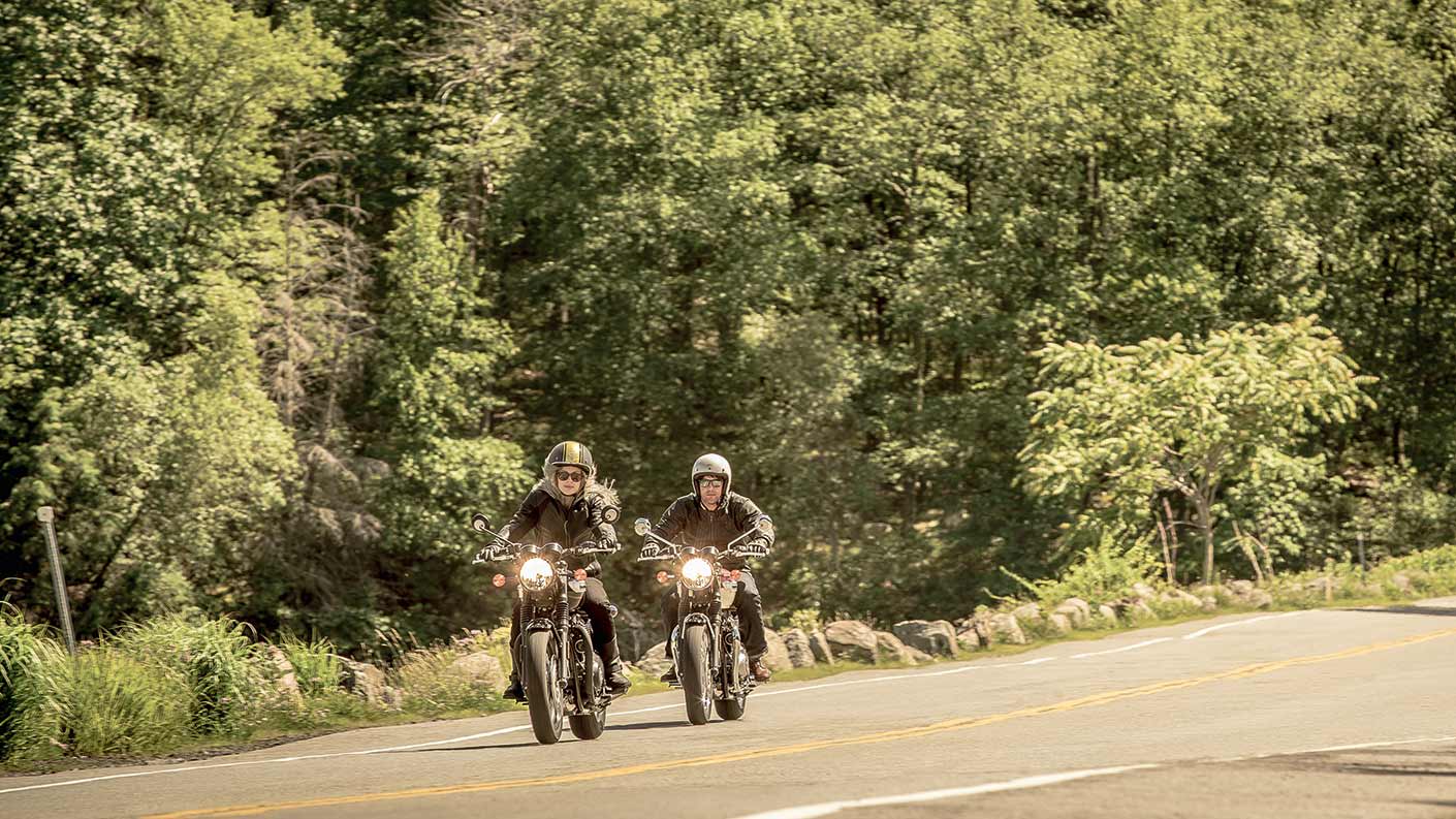 Germany Adventure Training on the Modern Classic Bonneville T100