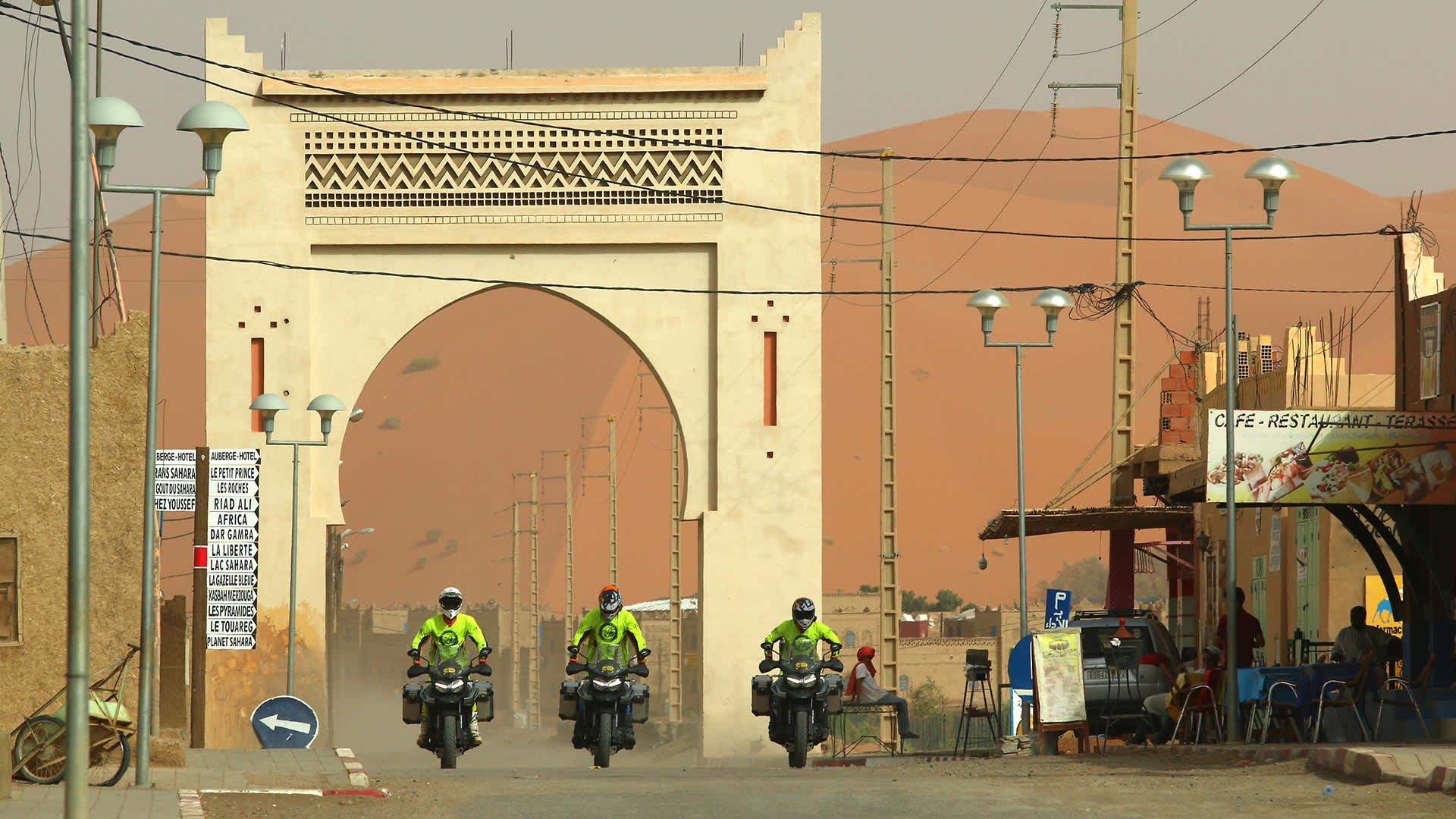 Riding through Spanish terrains and villages on Triumph Tiger 1200