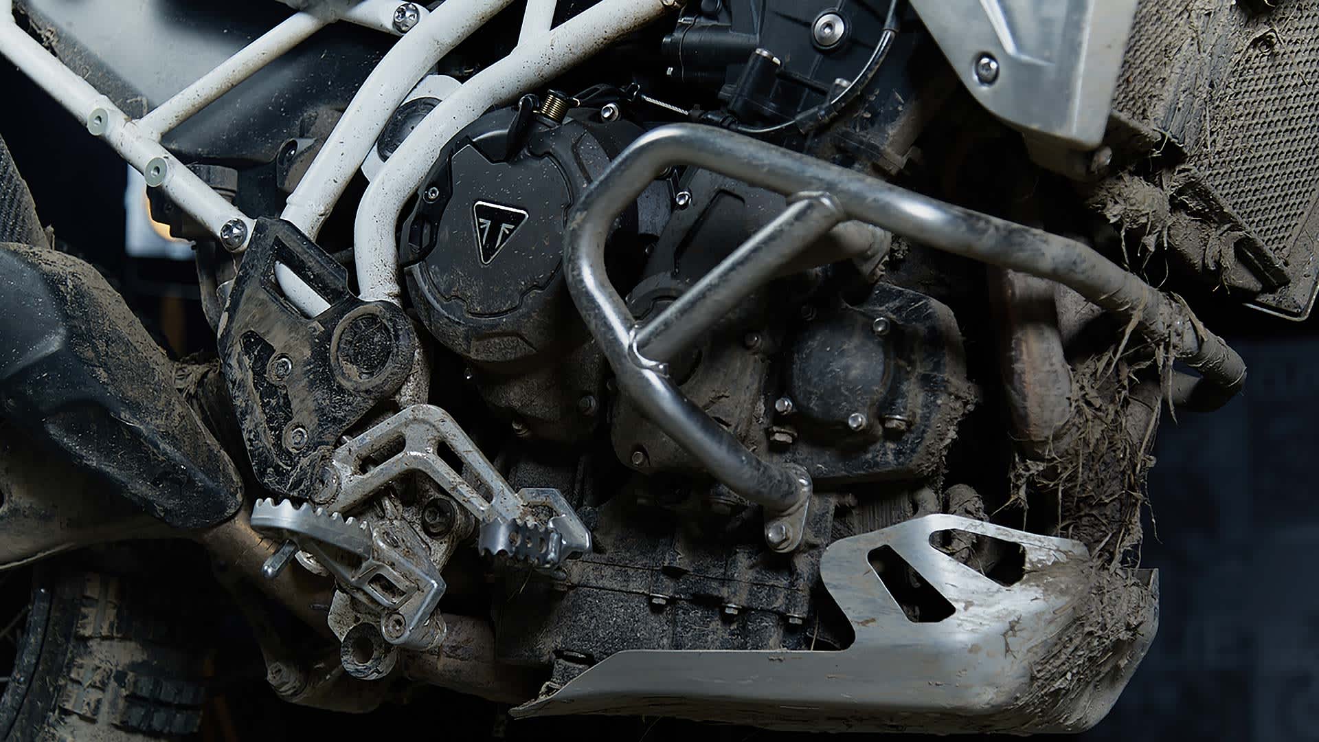 Tiger 900 Rally Engine after filming the James Bond film