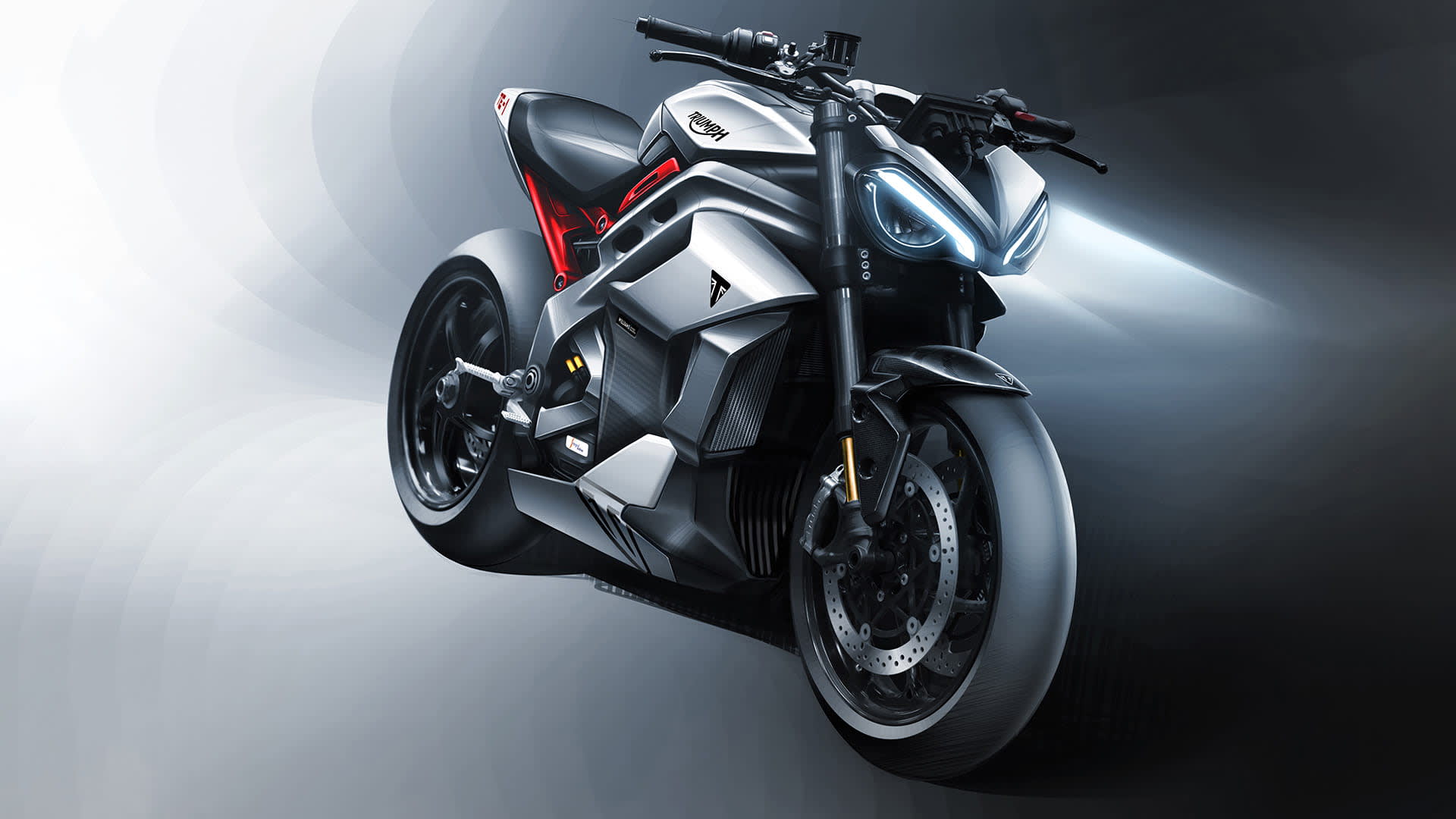Project Triumph TE1 Phase 2 Prototype motorcycle sketches