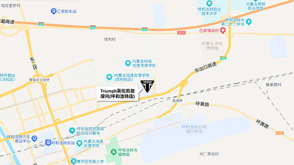 Triumph Hohhot map view