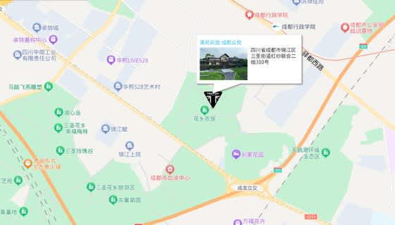 Triumph Chengdu Zhongyue Map