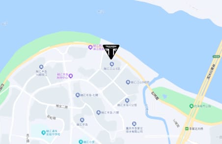Triumph China Chongqing Kailida on a map