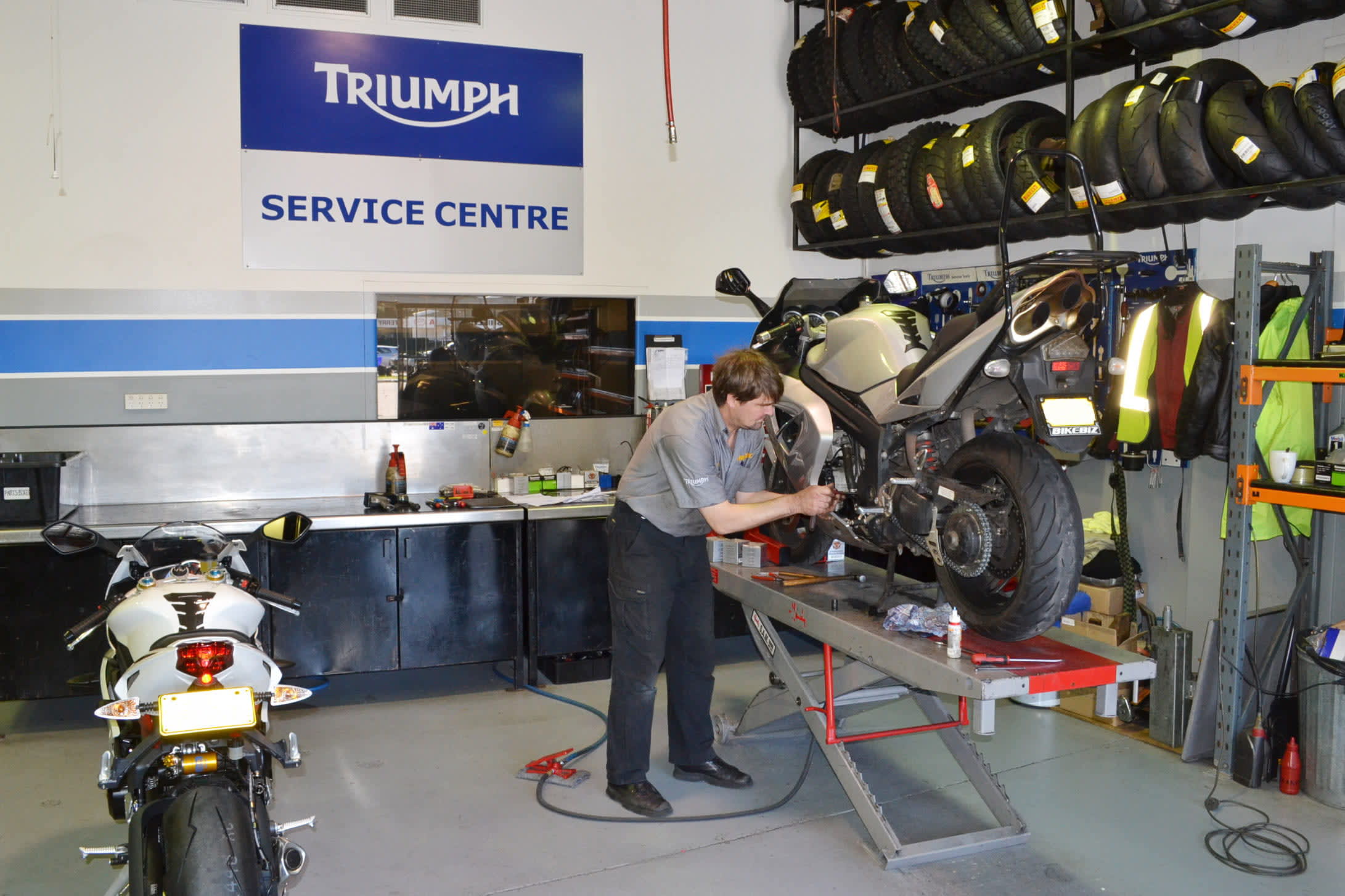 Triumph servicing near me discount