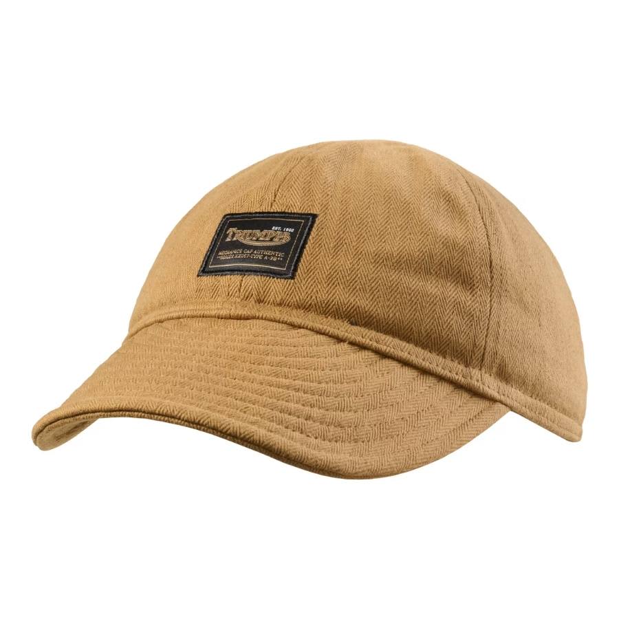 TRIUMPH HERITAGE GRUNT CAP IN TAN