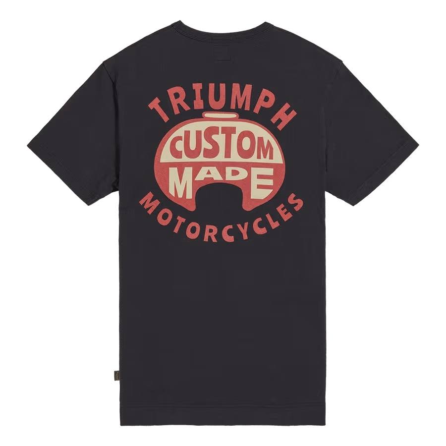 Triumph Black Custom Heavyweight Tee