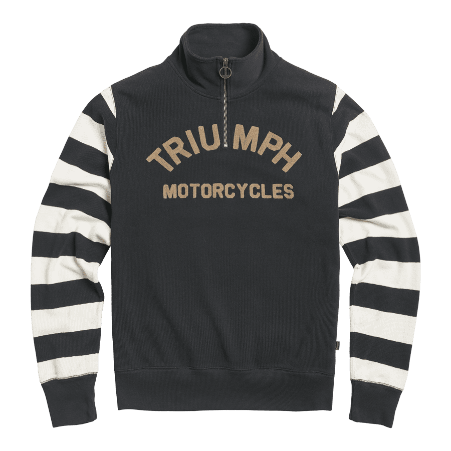 Highly Double Pique Quarter Zip Sweatshirt