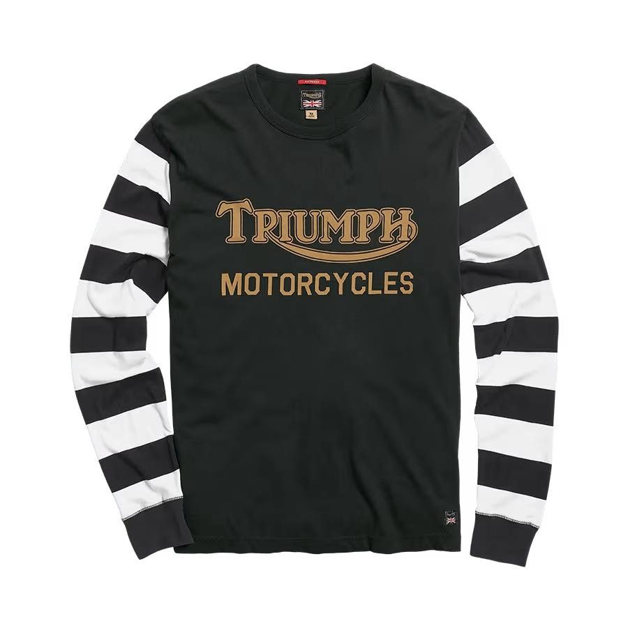 Triumph Ignition Coil Long Sleeve Tee in Black