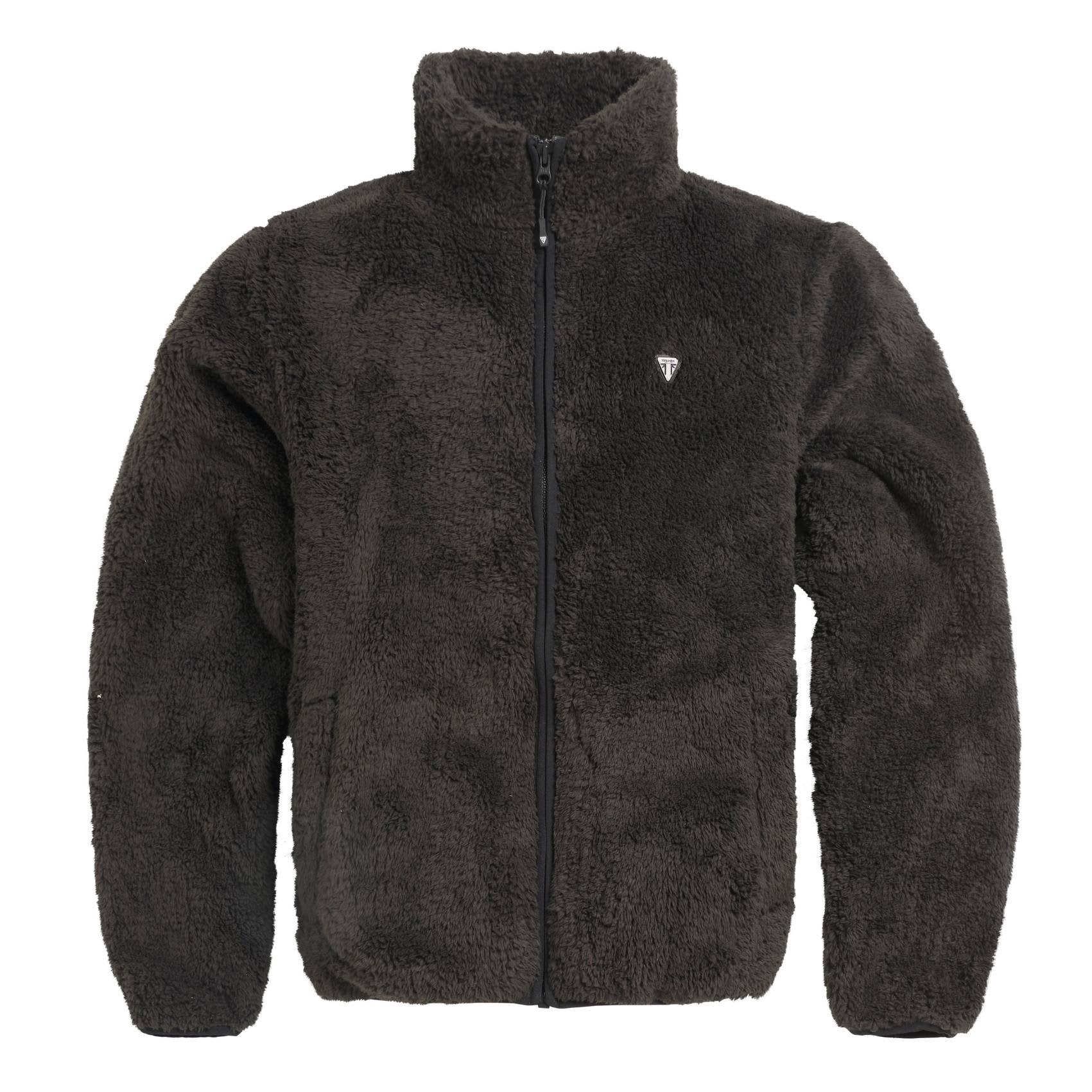 High-Pile Fleece with small triumph logo on left chest