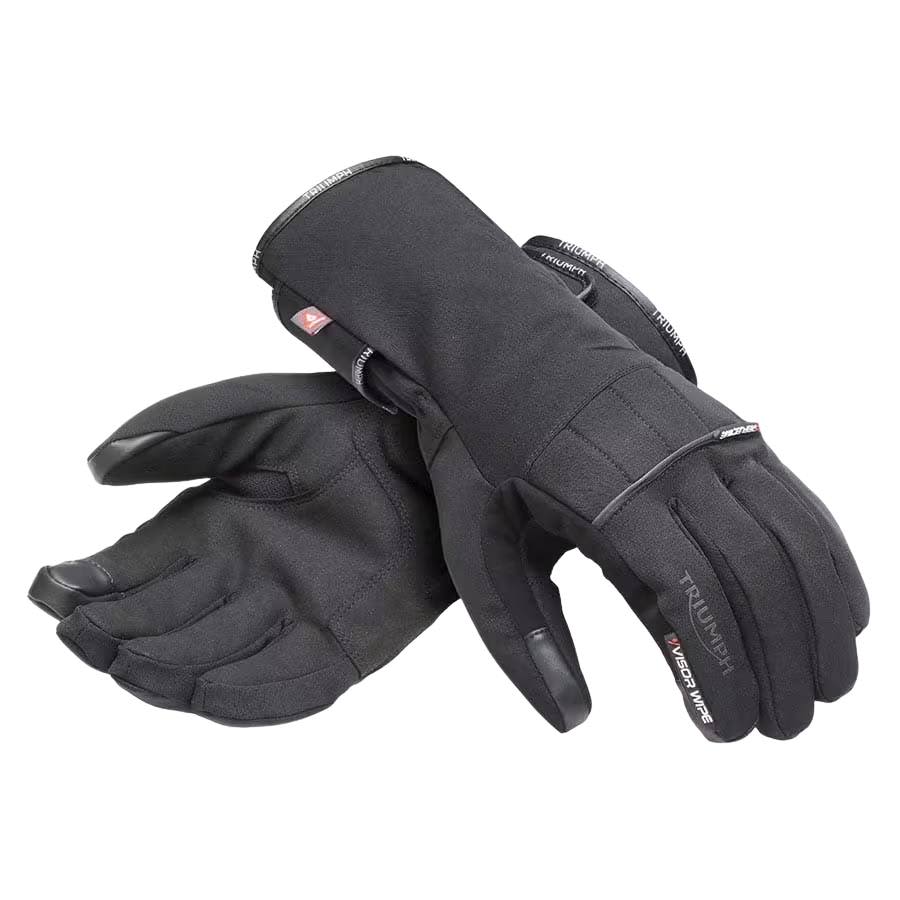 Triumph Motorcycles Blisset Riding Gloves in Black 