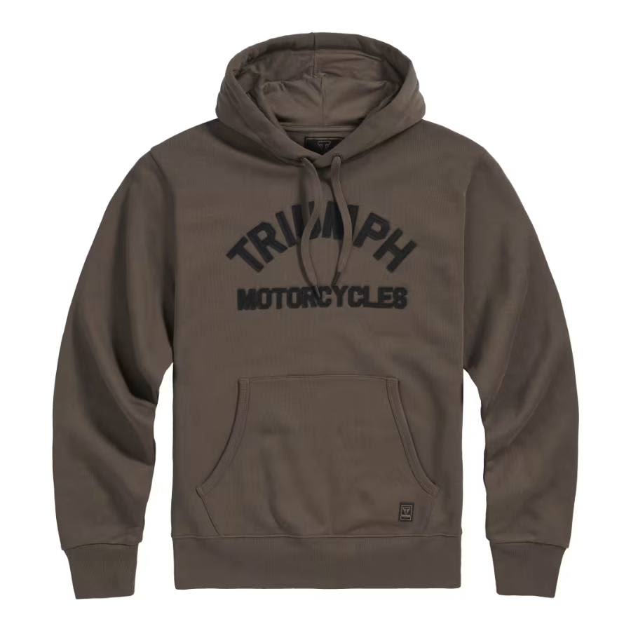 Triumph Motorcycle Carrick Hoodie in Iron