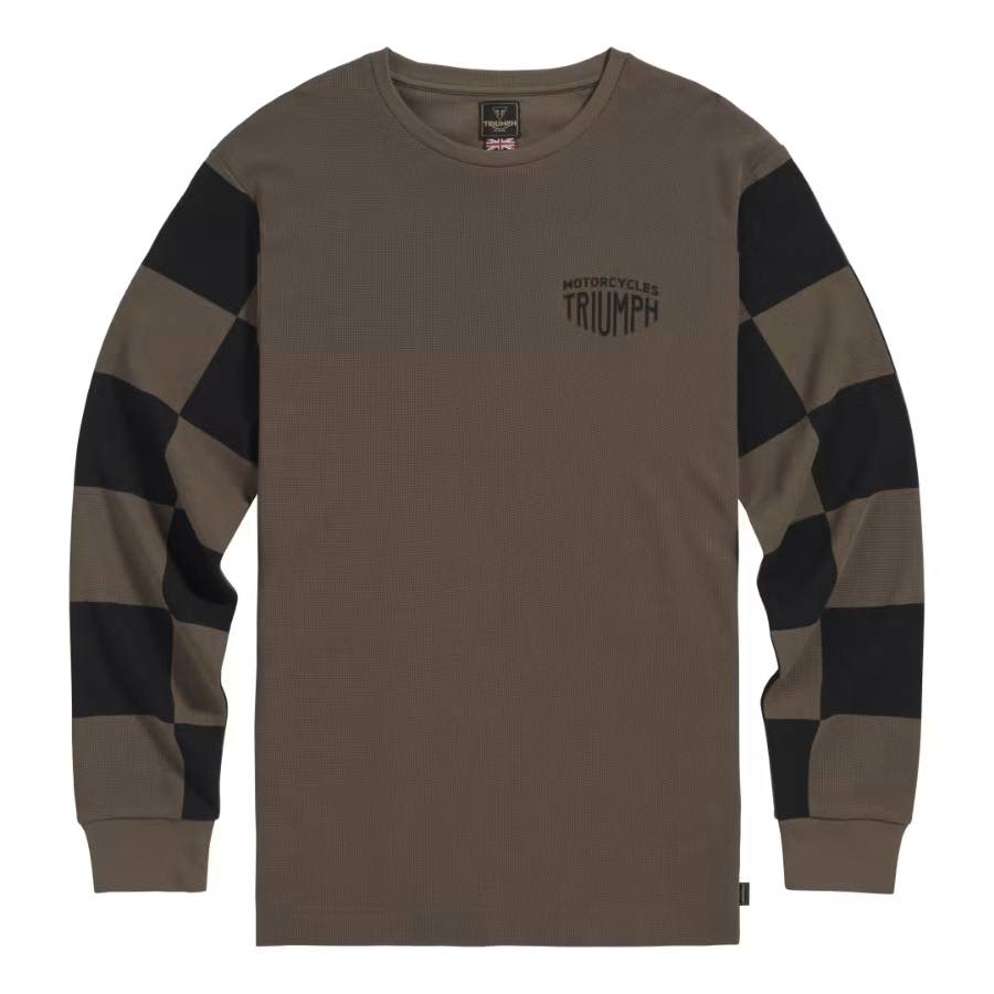 Triumph Motorcycle Harker Longsleeve Waffle Tee