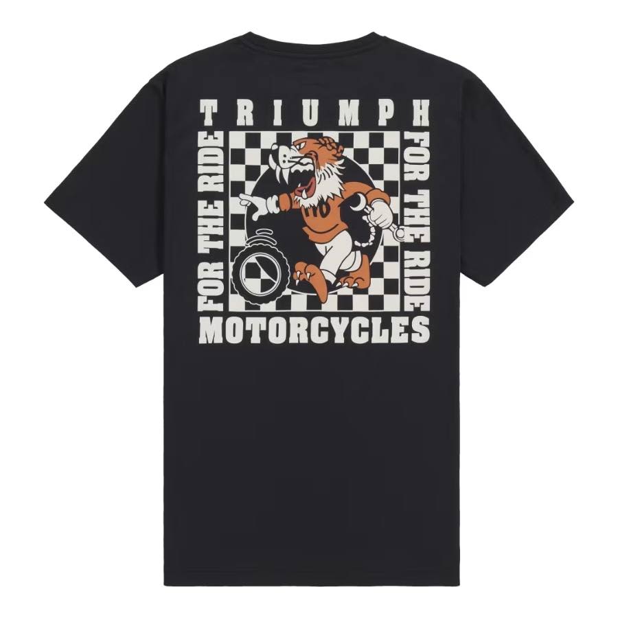 Triumph Motorcycle New Boots Tee in Black