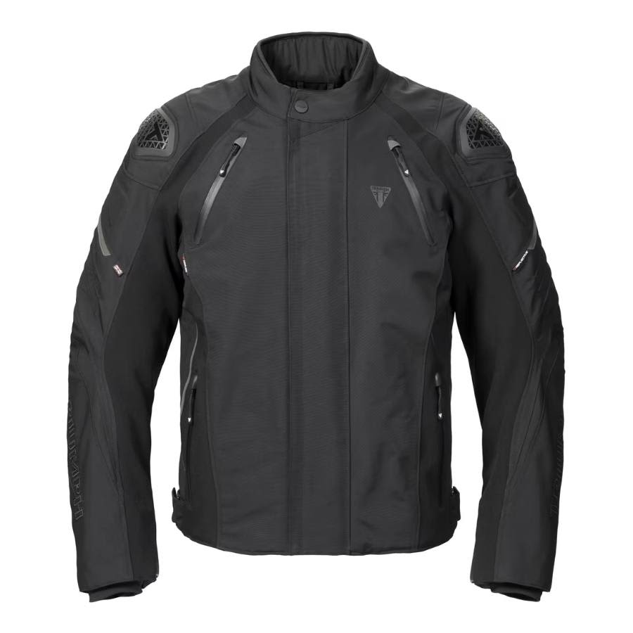 Triumph Motorcycles Triple Tritech Riding Jacket in black