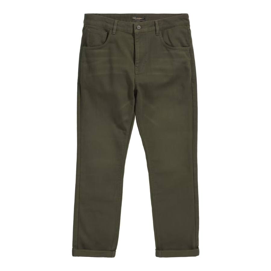 Triumph Hopper Riding Jean in Khaki  with D3O® armour and Armalith® Denim