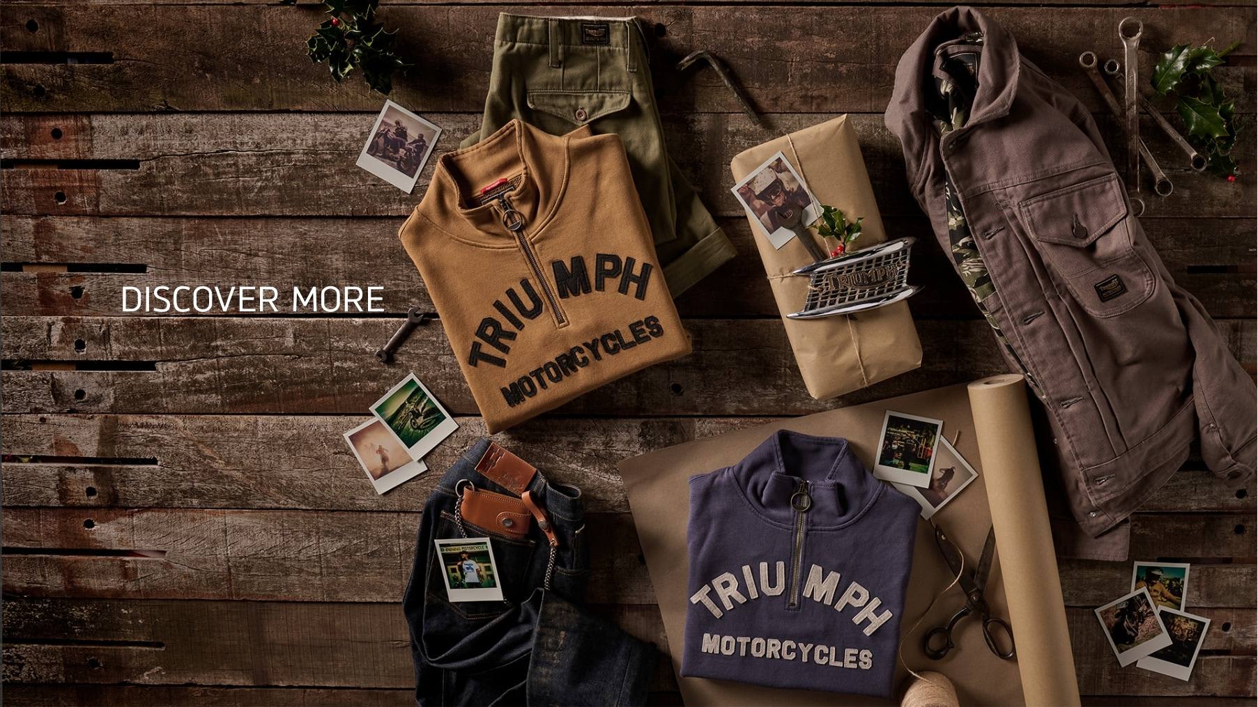 Discover More Triumph Clothing Flatlay