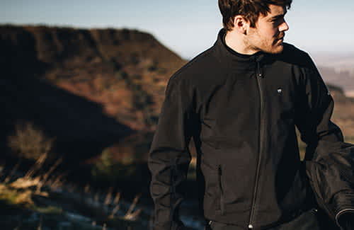 Triumph Riding Essentials Baselayer Model Location Shot