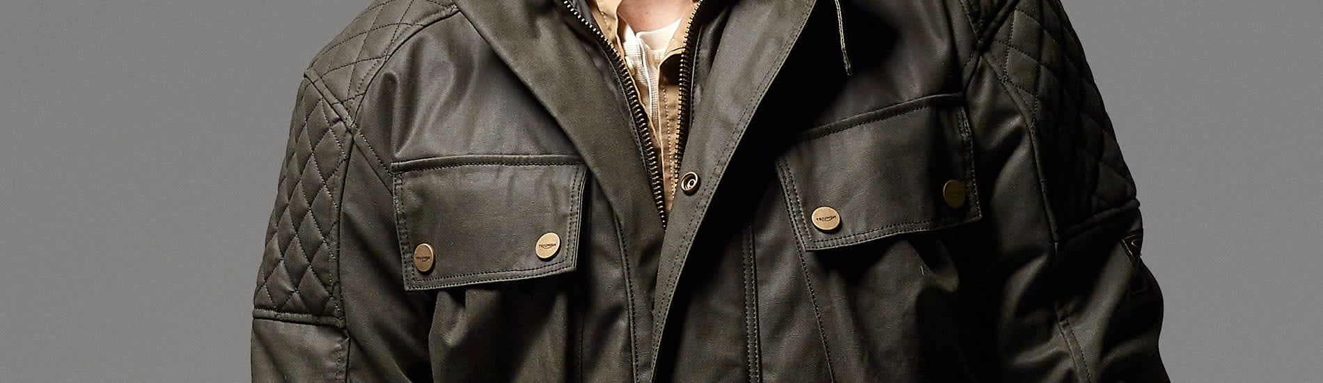 Blouson en Coton Ciré