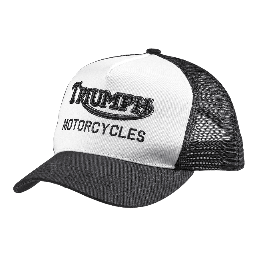 Oil Trucker Heritage Logo Cap White