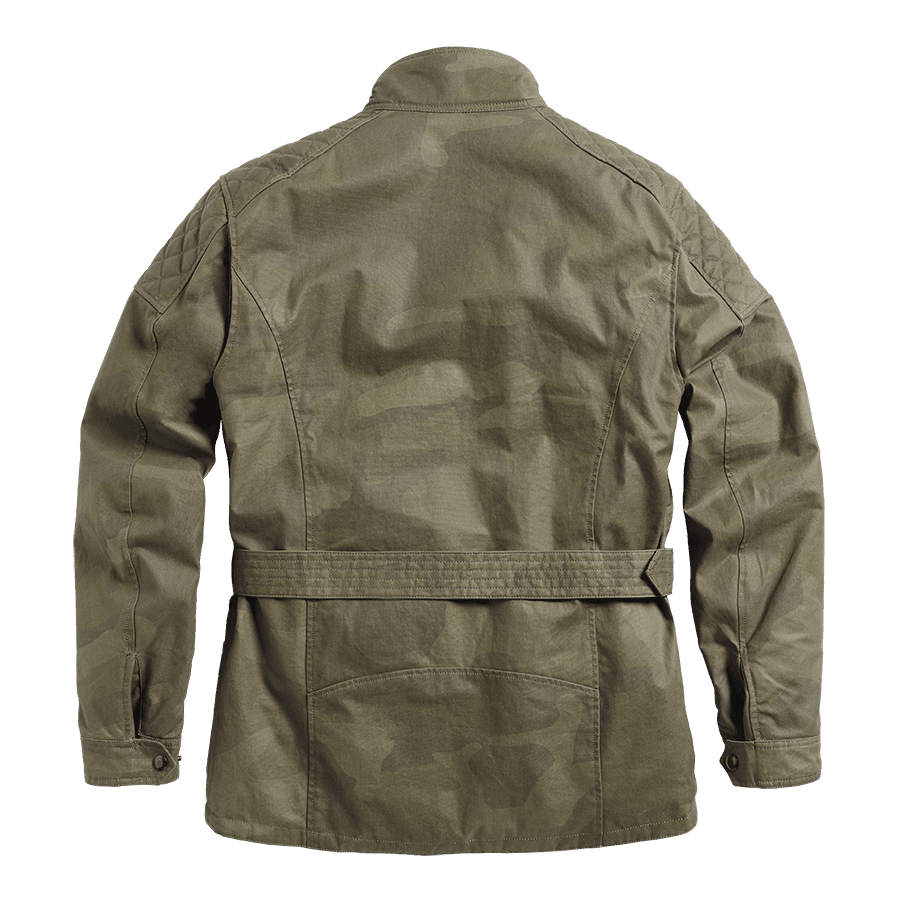 Garstang Waxed Camo Jacket Khaki