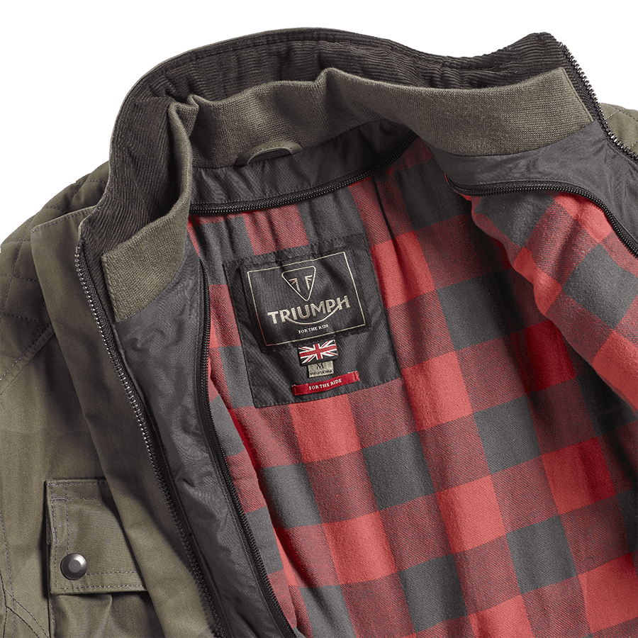 Garstang Waxed Camo Jacket Khaki