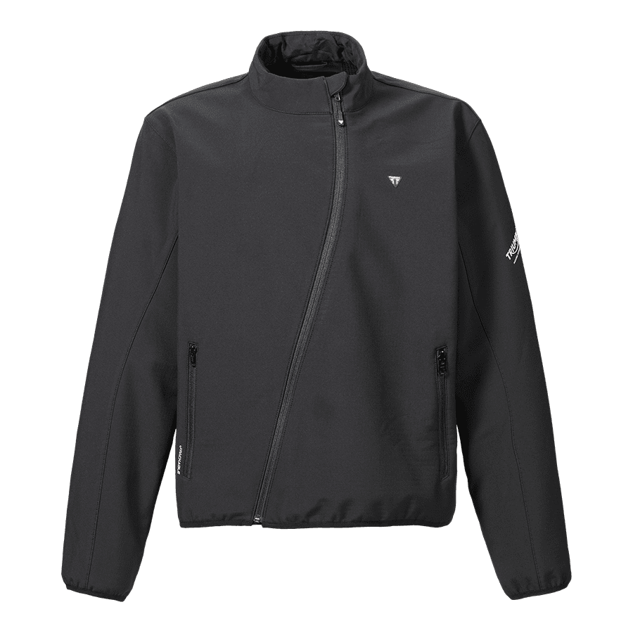 Tri-Stop Mid-Layer Soft Shell Jacket in Black