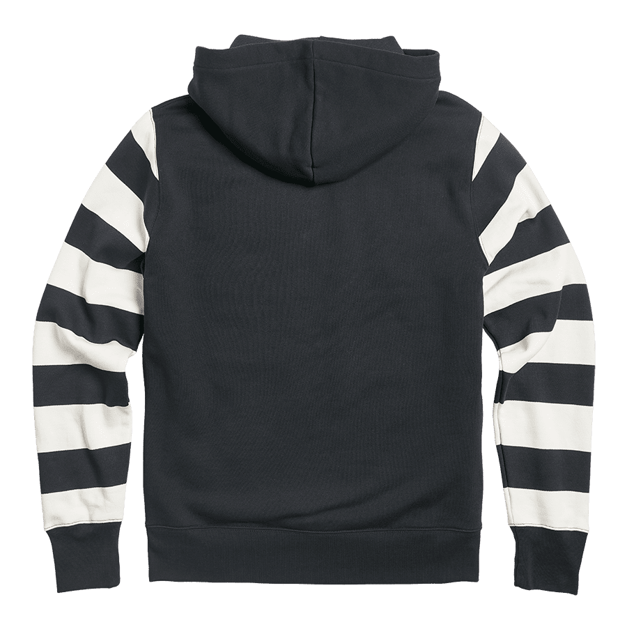 Oddstone Block Stripe Hoodie Black