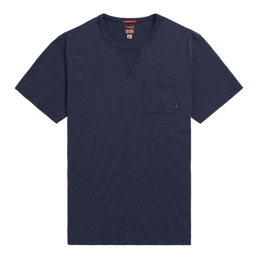 Custom Works Tee in Indigo